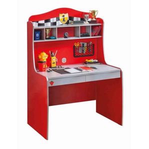 Cilek Schreibtisch Pitstop Arbeitsplatz 104 x 68 cm Kinderschreibtisch inkl. Schreibtisch-Aufsatz