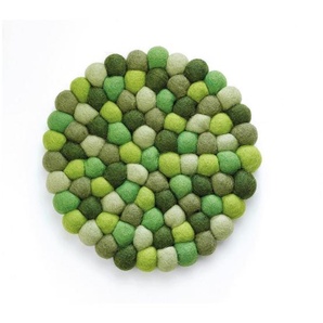 Cilio Topfuntersetzer Lana, Grün, Textil, rund, Wohntextilien, Tischwäsche, Untersetzer