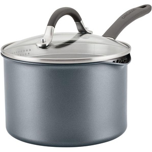 Circulon Kasserolle Circulon A1 Stiel-Kasserolle, Aluminium, Edelstahl (1-tlg), dreilagig beschichtet, kratzfest, spülmaschinenfest