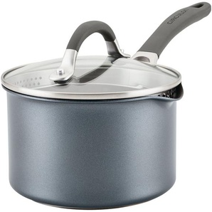 Circulon Kasserolle Circulon A1 Stiel-Kasserolle, Aluminium, Edelstahl (1-tlg), dreilagig beschichtet, kratzfest, spülmaschinenfest