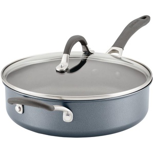 Circulon Schmorpfanne Circulon A1 Schmorpfanne mit Gegengriff, 28 cm, 4,7 Liter, Edelstahl (1-tlg), dreilagig beschichtet, kratzfest, spülmaschinenfest