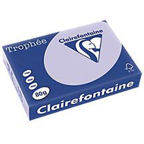 Clairefontaine DIN A4 Farbiges Papier Hellviolett 80 g/m² Matt 500 Blatt 4543362