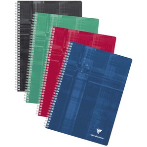 Clairefontaine Spiralhefte 5 Stk. A4 90 Blatt Kariert 5x5 mm