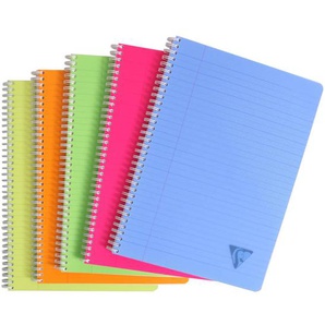 Clairefontaine Spiralhefte Linicolor 5 Stk. A4 90 Blatt Liniert