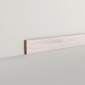 Classen Clip-Fußleiste 240 cm 58 x 19 mm Eiche Ramisco weiss GLO780403422