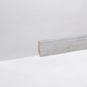 Classen Clip-Fußleiste 240 cm 58 x 19 mm Kiefer weiß GLO780303848