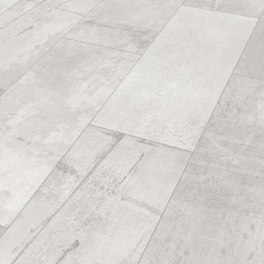 Classen Visiogrande Laminatfliese Megaloc Aquaprotect 60,4 x 28 cm Fließestrich altweiß GLO780403396