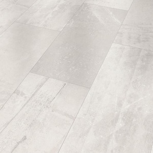 Classen Visiogrande Laminatfliese Megaloc Aquaprotect 60,4 x 28 cm Fließestrich weiß GLO780403393