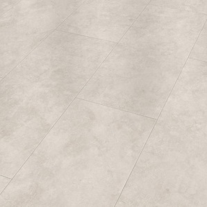 Classen Visiogrande Laminatfliese Megaloc Aquaprotect 60,4 x 28 cm Sichtestrich weiß GLO780403380