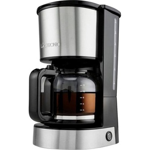 Clatronic - ka 3808 Kaffeemaschine Edelstahl Fassungsvermögen Tassen=12 Warmhaltefunktion, Glaskanne