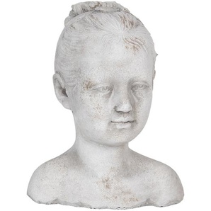 Clayre & Eef Büste Büste 16x14x20 cm Grau Stein