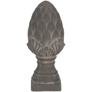 Clayre & Eef Dekoration Ei 33 cm Grau Keramik