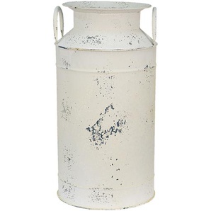 Clayre & Eef Dekoration Milchkanne Ø 28x53 cm Beige Eisen Rund Milchkanne