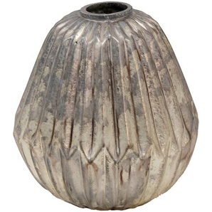 Clayre & Eef Vase 10x10x11 cm Kupferfarbig Glas Glasvase