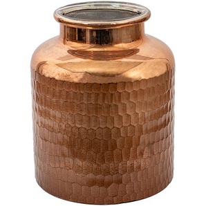Clayre & Eef Vase Ø 22x27 cm Kupferfarbig Glas Glasvase