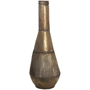 Clayre & Eef Vase Ø 22x61 cm Kupferfarbig Metall Rund Dekoration Vase
