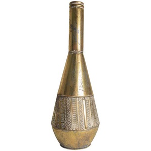 Clayre & Eef Vase Ø 25x75 cm Kupferfarbig Metall Rund Dekoration Vase