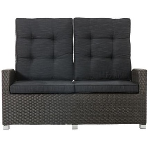 CLEMENTO Malaga 2-Sitzer Sofa Aluminium/Olefin