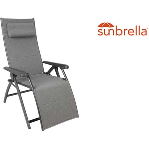 CLEMENTO Relaxstuhl Aluminium/Sunbrella
