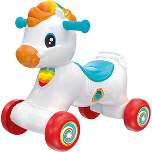 Clementoni® Schaukeltier Baby Clementoni, 3in1 Schaukel-Pony, mit Sound, Made in Europe
