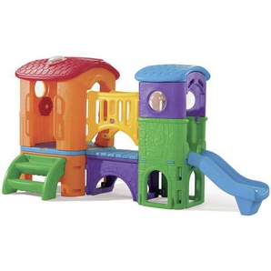 Clubhouse Step2, Blau, Grün, Kunststoff, 348x177.8x232.4 cm, EN 71, Outdoor Spielzeug, Spielhäuser