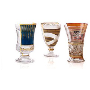 Cocktailglas Hybrid - Pannotia glas bunt / 3er-Set - 330 ml - Seletti - Bunt