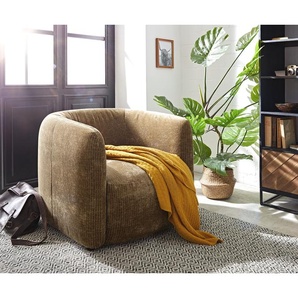 Cocktailsessel Caol 85x85 cm Chenille Gold, Cocktailsessel