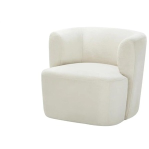 Cocktailsessel - creme - Materialmix - 76 cm - 70 cm - cm 73,0 | Möbel Kraft