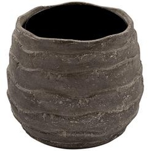 Cocon Übertopf Kalkstein Grau Ø22 H18cm