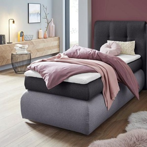 COLLECTION AB Boxspringbett Borna, inklusive Bettkasten, LED-Beleuchtung und Topper