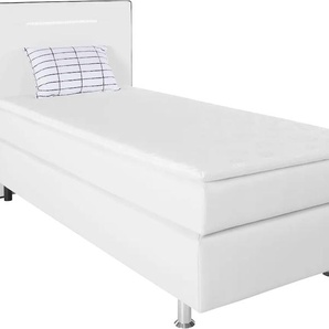 COLLECTION AB Boxspringbett, inkl. LED-Beleuchtung, Topper und Kissen