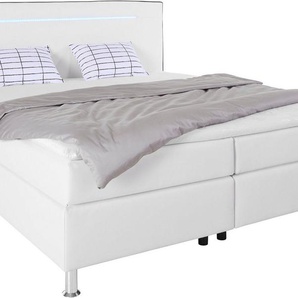 COLLECTION AB Boxspringbett, inkl. LED-Beleuchtung, Topper und Kissen
