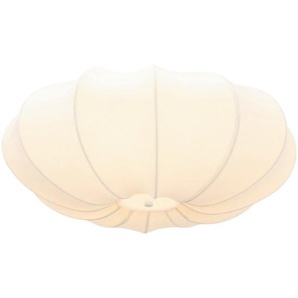 Collets Monde Deckenleuchte, Beige, Metall, Textil, rund,rund, 20 cm, RoHS, CE, Textilschirm, Lampen & Leuchten, Innenbeleuchtung, Deckenleuchten