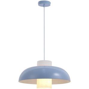 Collets Monde Hängeleuchte, Blau, Weiß, Metall, Glas, 120 cm, Lampen & Leuchten, Innenbeleuchtung, Hängelampen, Pendelleuchten