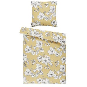 como Biber Bettwäsche Golden Garden | gelb | 135 cm |