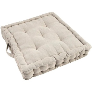 como Boxkissen Bella - grau - Materialmix - 40 cm - 8 cm | Möbel Kraft