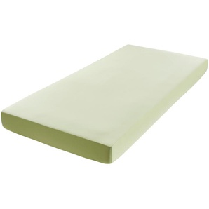 como Boxspring-Stretch-Spannbettlaken  Uni Jersey 3700 - grün - Materialmix - 90 cm | Möbel Kraft