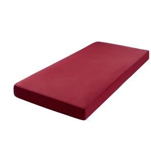 como Boxspring-Stretch-Spannbettlaken Uni Jersey 3700 - rot - Materialmix - 180 cm | Möbel Kraft