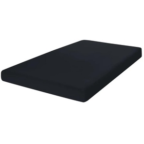 como Boxspring-Stretch-Spannbettlaken Uni Jersey 3700 - schwarz - Materialmix - 90 cm | Möbel Kraft