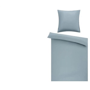 como Damast-Bettwäsche | blau | 135 cm |
