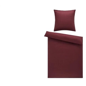 como Damast-Bettwäsche - rot - Materialmix - 135 cm | Möbel Kraft