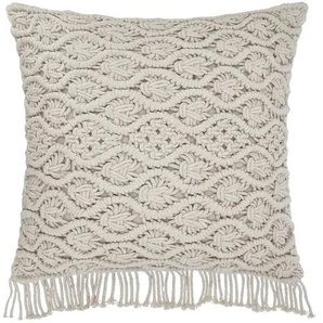 como Dekokissen Macrame-Optik | beige | 45 cm |