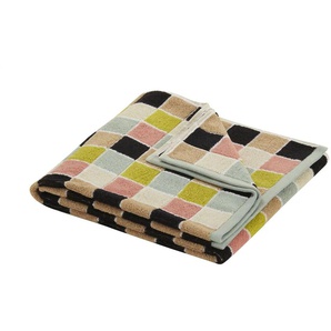 como Duschtuch Karo - mehrfarbig - Materialmix - 70 cm | Möbel Kraft