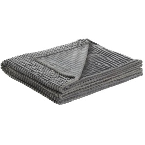 como Flanell Fleecedecke Lexi XL | grau | Synthetik | 220 cm |