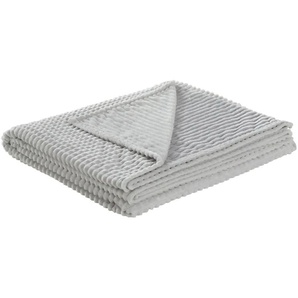 como Flanell Fleecedecke Lexi XL ¦ grau ¦ Synthetik ¦ Maße (cm): B: 220