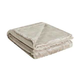 como Flanelldecke Deluxe - beige - Synthetik - 150 cm | Möbel Kraft