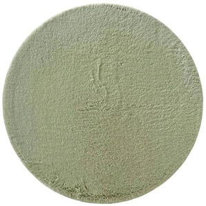 como Hochflorteppich Bunny - grün - Synthetische Fasern - 80.0 | Möbel Kraft