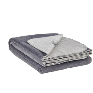 como Jacquard - Wohnplaid Hanna | grau | Baumwollmischgewebe | 130 cm |