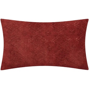 como Kissen Aurelia - rot - Materialmix - 35 cm | Möbel Kraft