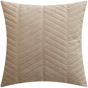 como Kissen  Charly ¦ beige ¦ Samt, 100% Polyesterfüllung ¦ Maße (cm): B: 45